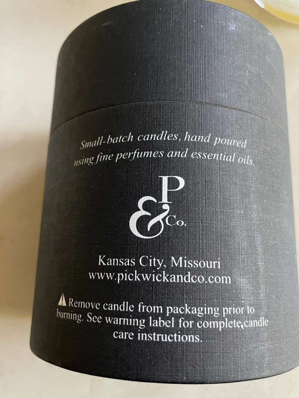 Pickwick & Co. Small Batch Candle—Brand New